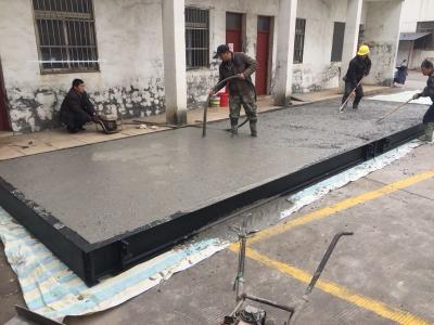 China Prefabricated Concrete Weighbridge Truck Axle Scales With Reinforced Interior Structure for sale