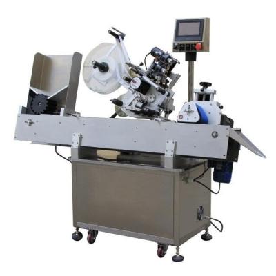 China Horizontal Automatic Sticker Vial Labeling Machine For Ball Pen Glue Plastic Tube for sale