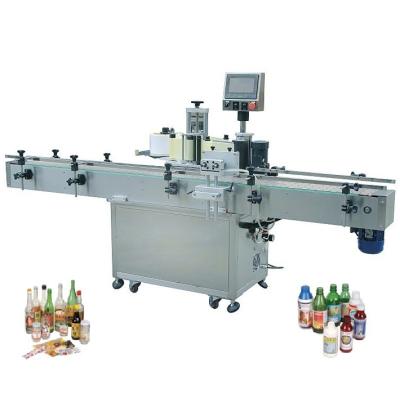 China Máquina de rotulagem automática autoadhesiva para rótulos de papel/plástico/metal à venda