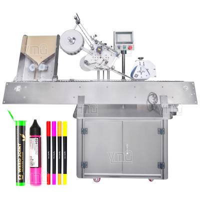 China YIMU YM215 Full Automatic Lip Pen Soft Tube Ampoule Horizontal Labeling Machine High Speed for sale