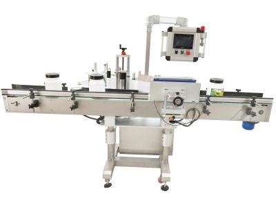 China Automatic Wrap Around Plastic Bottle Labeling Machine Tabletop Labeler 60Hz for sale