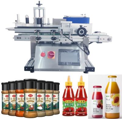China GMP 304SS Automatic Tabletop Pet Plastic Bottle Label Printing Machine 150KG for sale