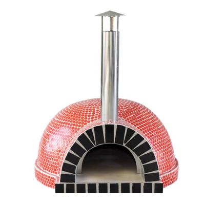 China 10min  Outdoor Heating Ceramic Pizza Oven Wood Fired Stone Oven for sale