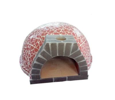 China Refractory 10 minutes Ceramic Pizza Oven 70kgs Portable Wood Burning Oven for sale