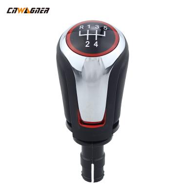 China Custom Car Carbon Manual Speed 5 6 Gear Stick Shift Knob For VW GOLF VII 7 for sale