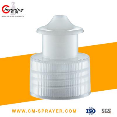 China 24-410 tampa push pull do tampão da garrafa de água plástica cosmética dos tampões de garrafa 28-410 para garrafas dos esportes à venda