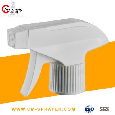 China Foaming Trigger Spray Head 28mm 28-410 White Trigger Sprayer High Viscosity Detergent for sale