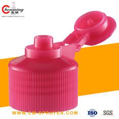 China Screw Plastic Bottle Flip Top Cap 38mm 24/410 for sale