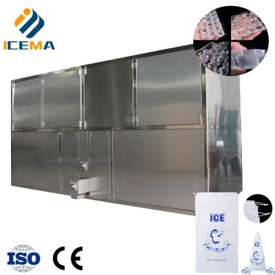 China 5T/24H Industrial Ice Cube Machine Stainless Steel 304 for sale