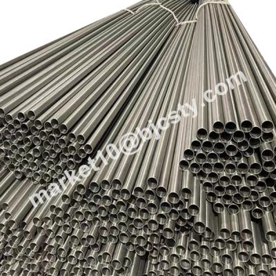China Titanium Pipe Supplier Seamless Round Pipes Gr2 for Titanium Shell and Tube Heat Exchanger for sale