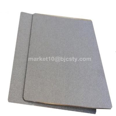 China 0.8mm Porous Titanium Plate Sintered Titanium Filter Elements for sale
