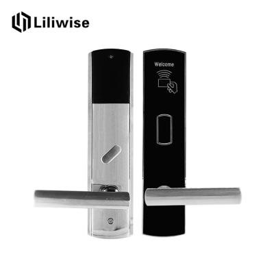 China Card Reader Electronic Entry Door Locks , Zinc Alloy Hotel Key Card Lock for sale