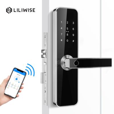 China Ladrón anti sin llave electrónico de las cerraduras de puerta de Liliwise de la huella dactilar biométrica en venta