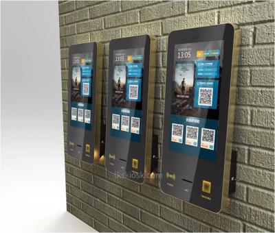 China 32 Inch Touch Screen Payment Kiosk Self Ordering Wall Mounted For Fast Service for sale