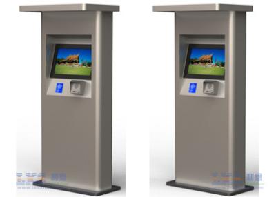 China Outdoor Waterproof Touch Screen Information Kiosk , Customer Kiosk Multi-functional for sale