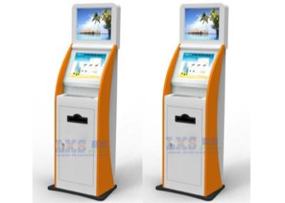 China Keyboard Dual Screen Kiosk With LCD Touch Screen Computer Internet Kiosk for sale