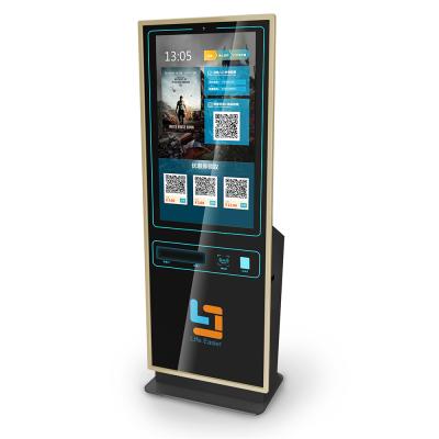 China Floor Standing Bill Payment Tickets Advertising Screen ATM Hospital Kiosks With TFT LCD Display for sale