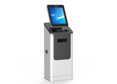 China Hotel Self Service Kiosk With QR Code Scanner RFID Card Reader NFC Reader A4 Printer for sale