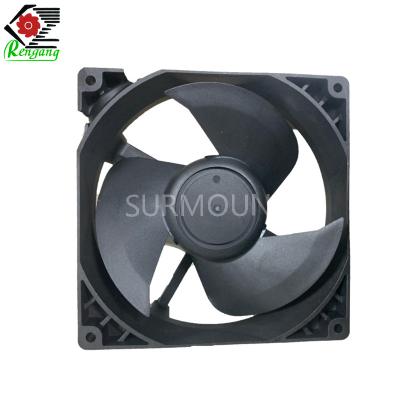 China 125x125x36m m 2300 RPM impermeabilizan al fan axial de DC, ventilador 12V volumen de aire grande usado en el refrigerador en venta