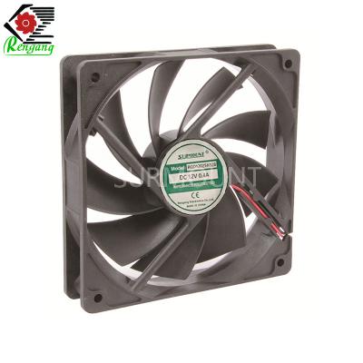 China Square Ball Bearing 120mm Axial Fan Large Air Volume With 9 Blades for sale