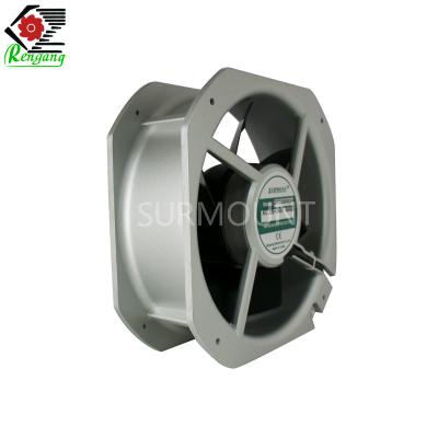 China fans de la cuchilla del metal 75W de 225x225x80m m, rodamiento de bolitas del ventilador del flujo axial con el alambre de cobre en venta