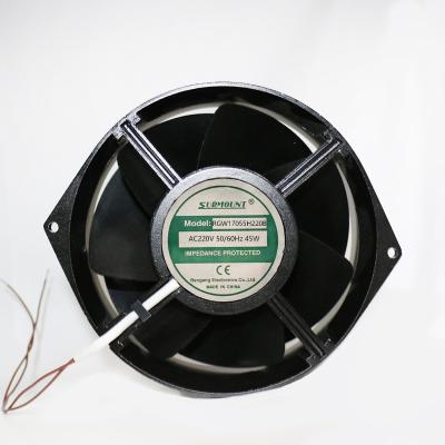 China Fan axial 220V, prenda impermeable de la CA del rodamiento de bolitas de la fan eléctrica de 7 pulgadas en venta