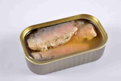 China Armazenamento enlatado delicioso da temperatura ambiental dos peixes da sardinha 3 anos de vida útil à venda