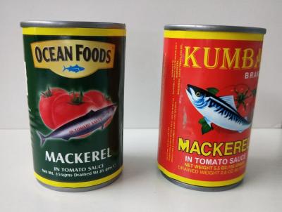 Chine Les poissons de maquereau peuvent/les vitamines et minerais riches de maquereau en boîte les plus sains à vendre