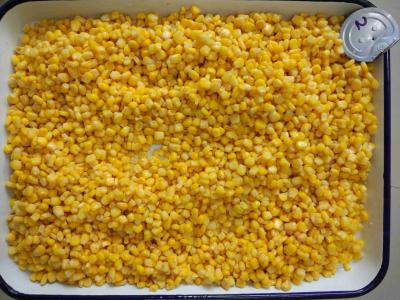 China A10 Large Tin 2840g Canned Sweet Corn Kernels 1800 G Drained Weight Short Lead Time for sale