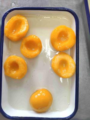 China No Additives Naturally Sweet Canned Peach Halves For Bakery for sale