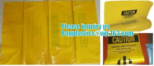 BUILDING FILMS, Asbestos bag, PE asbestos bag, building waste bag asbestos bag, building waste bag asbesto, rubble sacks