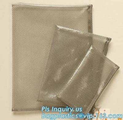 China Expandable carriable a4 document bag with hanger, PVC EVA mesh pouch a4 b4 size file cover, File Folder Baqg PVC Mesh Po for sale