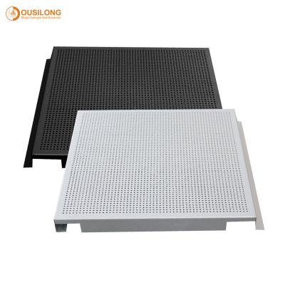 China Big Size Suspended Aluminium / Aluminum Metal Ceiling Panel with Windproof Double Hook on System for sale
