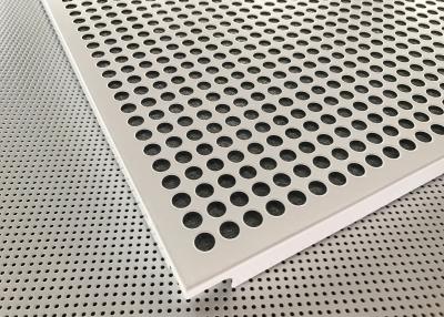 China Akzo Nobel Powder Coated Aluminium Suspended Ceiling Tiles Matt White Finished Ceiling Panel for sale