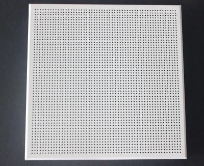 China Weather Resistant Acoustical Ceiling Tiles Aluminum / Galvanized Steel White Coated for sale