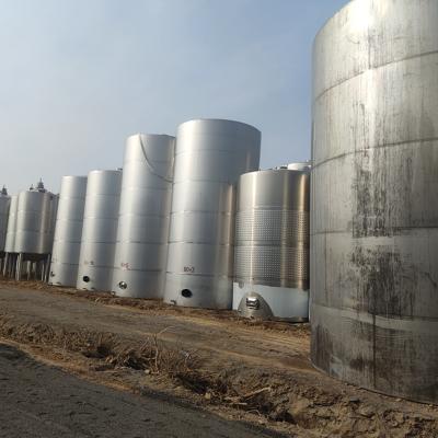 China Atmospheric Pressure Used SS Tanks Vertical Type 3 Tons for sale