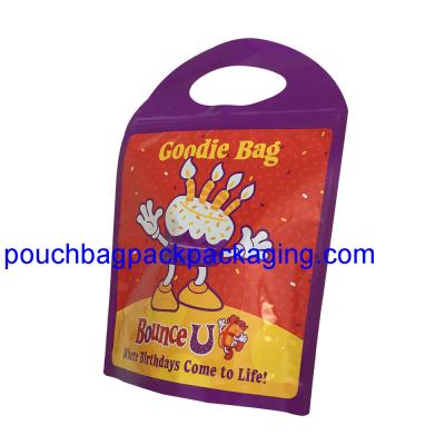 China Zipper aluminium stand up bag, printed aluminium foil pouch bag with handle for sale