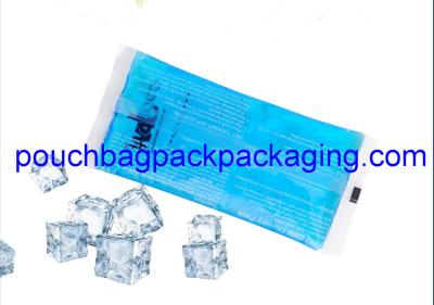 China Plastic ice pack bag, ice pack pouch bag for gal, custom printing, heat seal for sale