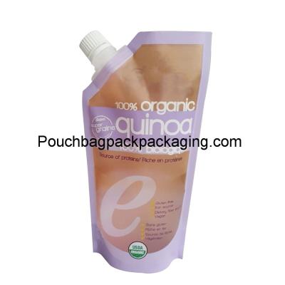 China liquid spouted pouch packaging bag / stand up pouch / water bottle bag for sale