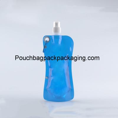 China Water bag liquid pouch spout plastic drink bag foldable portable for sale