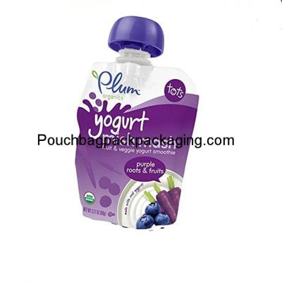 China Spout pouch for juice with custom printing volume food grade BPA free for sale