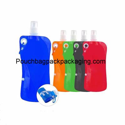 China Collapsible bottle pouch, stand up pouch, Aluminum foil water pack spout bag for sale