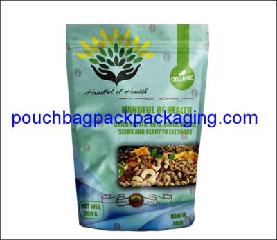 China Stand up zipper foil pouch, zip lock doypack, stand up packaging bag pouch for seeds 500g for sale