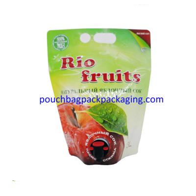 China Plastic juice Bag In Box, Food Packaging Bag with spout, BIB Spout Pouch bag wholesale for sale