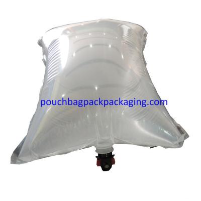 China BIB big size transparent pouch with spout, bag in box, PA PE bag, crash proof for sale