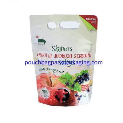 China Dispenser BIB pouch in box for packaging, spout pouch in box for liquid with high quality for sale