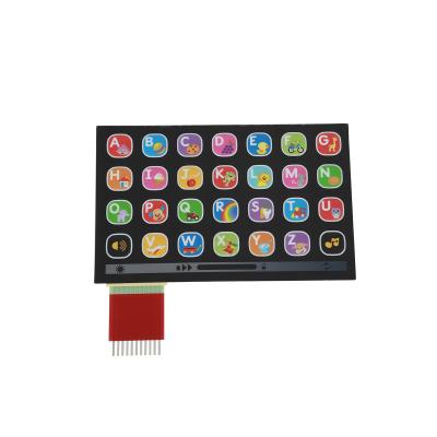 China Custom Metal Dome Membrane Switch With Silk Screen Printing / custom membrane switches for sale
