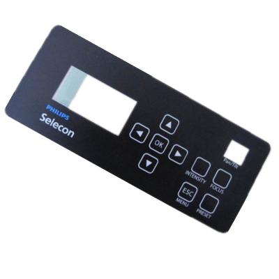 China Screen Front Panel Self Adhesive Rubber Dome Membrane Switch 3M Reflective Film for sale