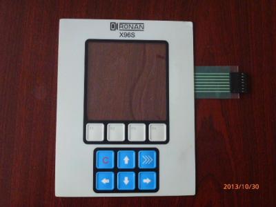 China PET Light Weight Membrane Switch Keyboard , Remote Control Membrane Panel Switch for sale