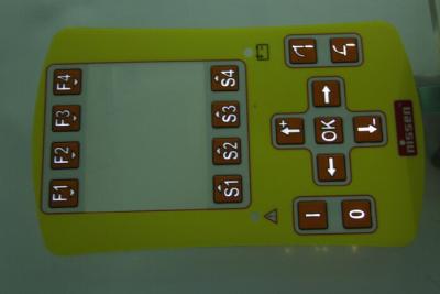 China Led Push Button Membrane Switch With Rubber Keys , Membrane Keyboard Switches for sale